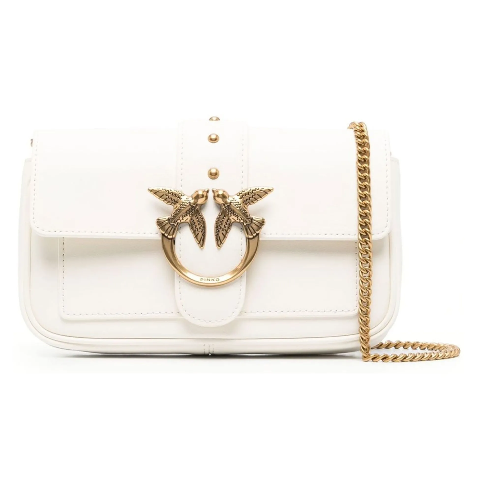 PINKO Bolsos 100061 Z14Q WHITE/GOLD
