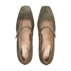 PLUMERS Merceditas de Mujer 10450-2275 KAKI