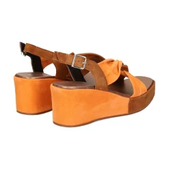 PLUMERS Sandalias con plataforma de Mujer 3799 BRANDY