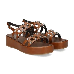 PLUMERS Sandalias con plataforma de Mujer 3762 CUERO