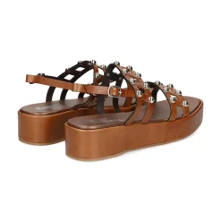 PLUMERS Sandalias con plataforma de Mujer 3762 CUERO