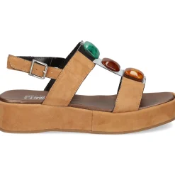 PLUMERS Sandalias con plataforma de Mujer 3768 CUERO