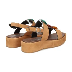 PLUMERS Sandalias con plataforma de Mujer 3768 CUERO