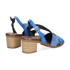 PLUMERS Sandalias con tacón de Mujer 3823 JEANS