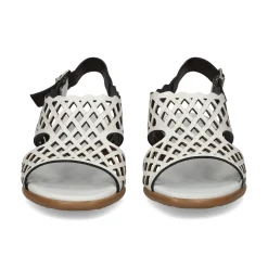 PLUMERS Sandalias con tacón de Mujer 3924 BLANCO