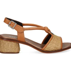 PLUMERS Sandalias con tacón de Mujer 3961 CUERO