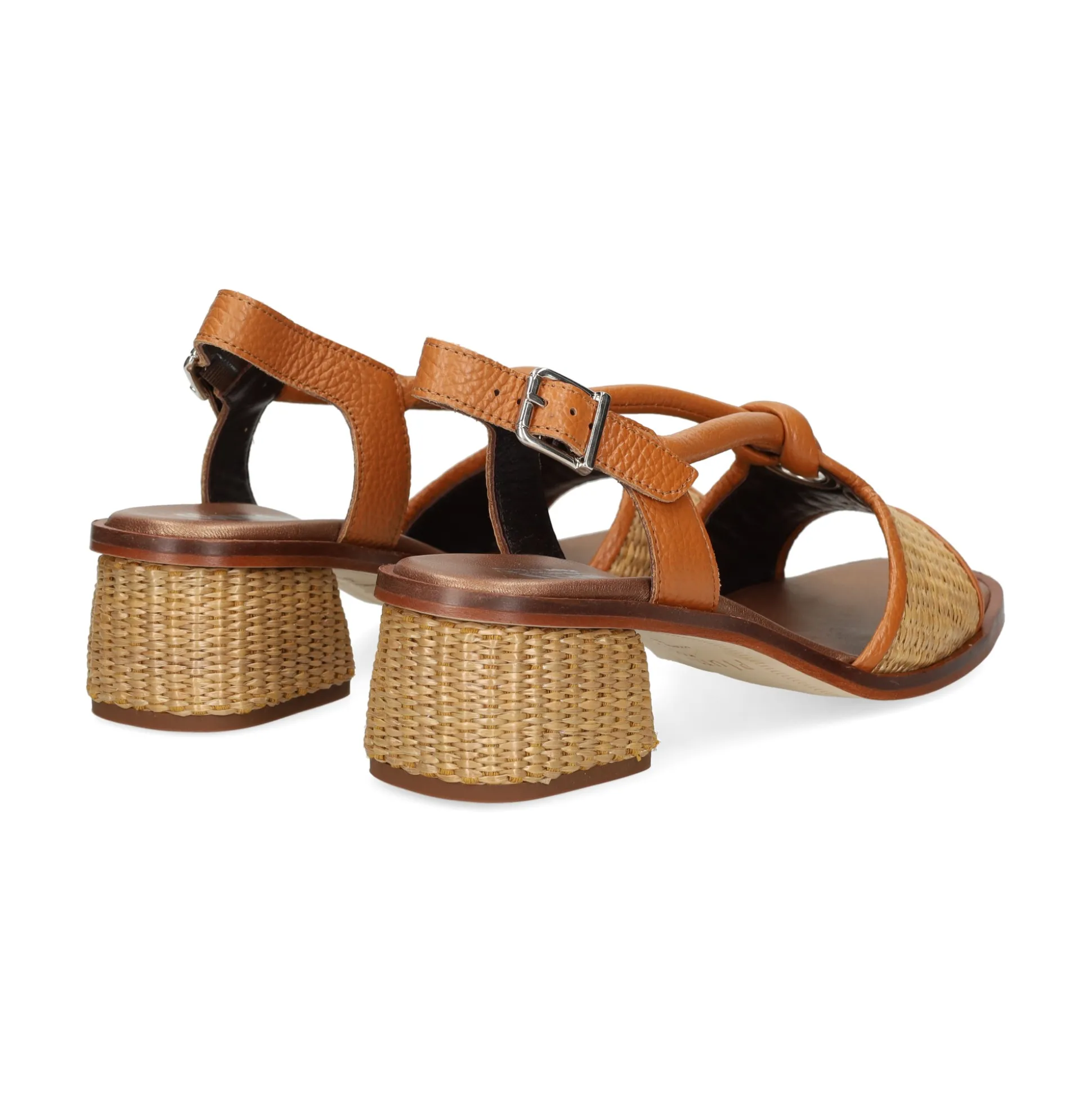 PLUMERS Sandalias con tacón de Mujer 3961 CUERO