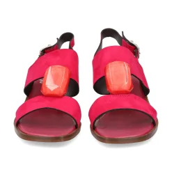 PLUMERS Sandalias con tacón de Mujer 3821 604 FUCSIA