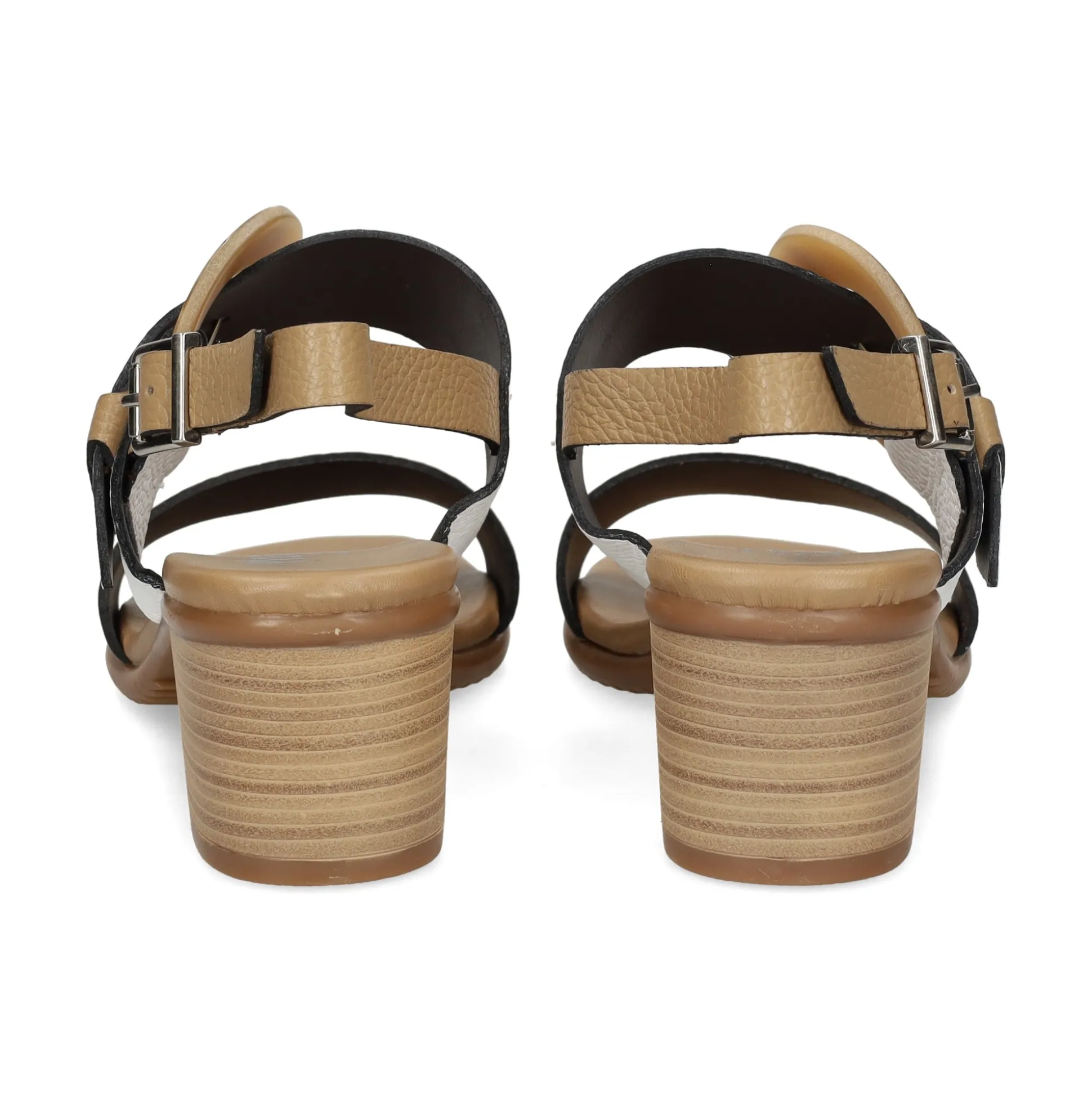 PLUMERS Sandalias con tacón de Mujer 3829 TAUPE