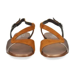 PLUMERS Sandalias planas de Mujer 3610 BRANDY/BRONCE