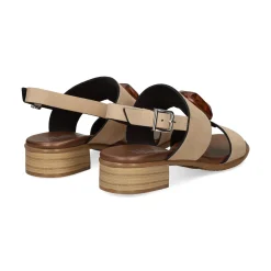 PLUMERS Sandalias planas de Mujer 3922 CAMEL