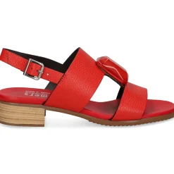 PLUMERS Sandalias planas de Mujer 3922 ROJO