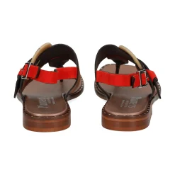 PLUMERS Sandalias planas de Mujer 3741 CORAL