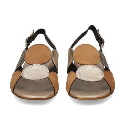 PLUMERS Sandalias planas de Mujer 3612 CUERO