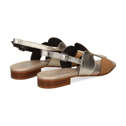 PLUMERS Sandalias planas de Mujer 3612 CUERO