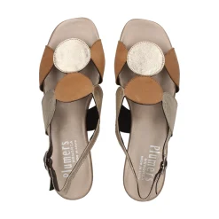 PLUMERS Sandalias planas de Mujer 3612 CUERO