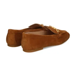 POLO RALPH LAUREN Mocasines de Mujer AVERI FLATS LOAFER 001 WHISKEY