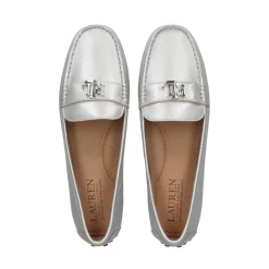 POLO RALPH LAUREN Mocasines de Mujer BARNSBURY 001 BRIGHT SILV