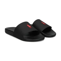 POLO RALPH LAUREN Sandalias de Hombre POLO SLIDE 004 BLACK/RED