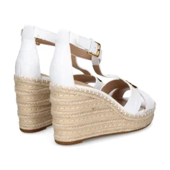 POLO RALPH LAUREN Sandalias cuña de Mujer HALE II 007 RL WHITE