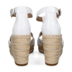 POLO RALPH LAUREN Sandalias cuña de Mujer HALE II 007 RL WHITE