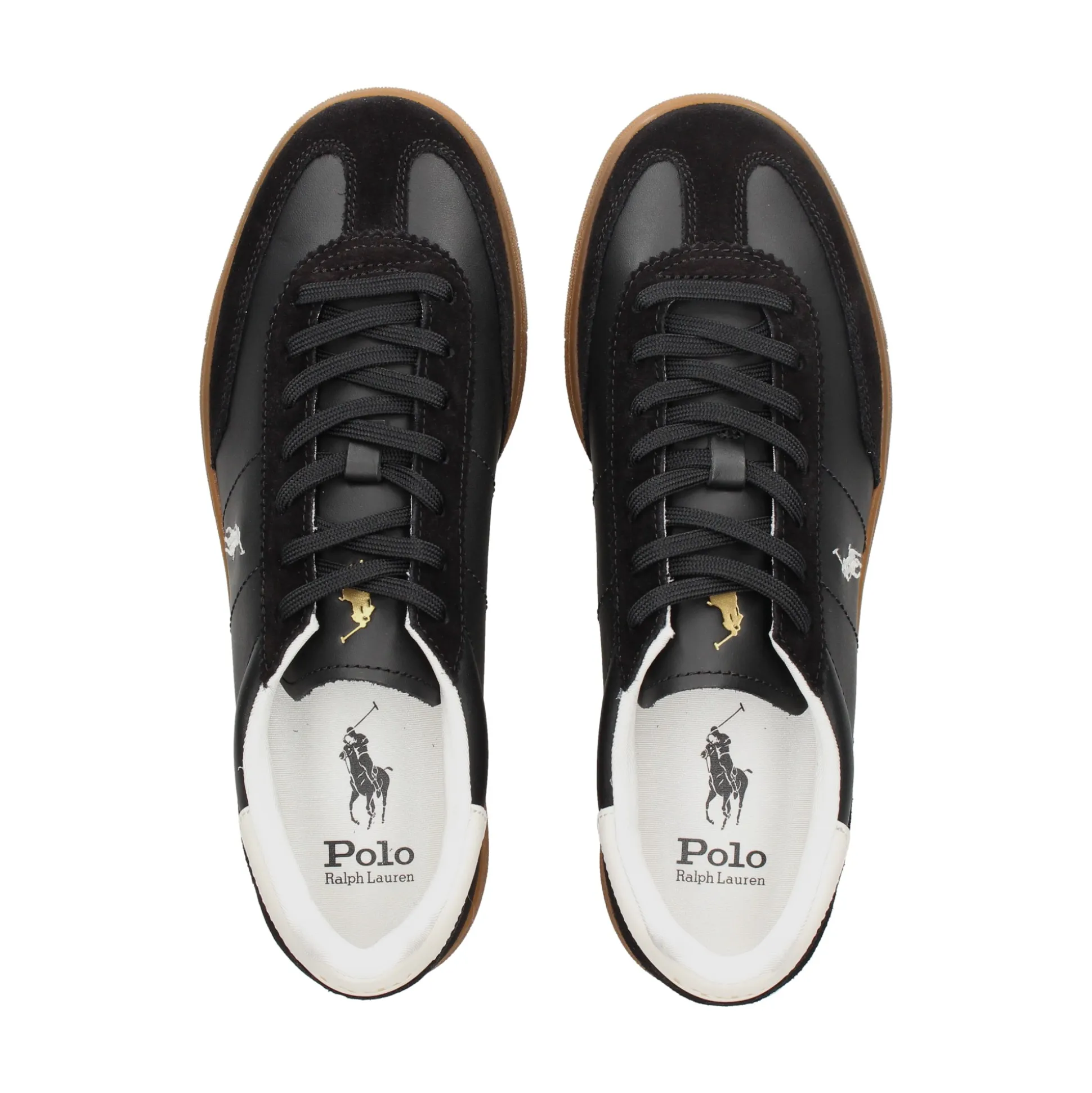 POLO RALPH LAUREN Zapatillas de Hombre BEDFORD PP 002 BLACK/WHITE