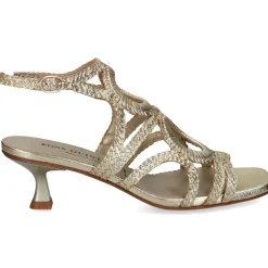 PONS QUINTANA Sandalias con tacón de Mujer 10442.0P0 PLATINO