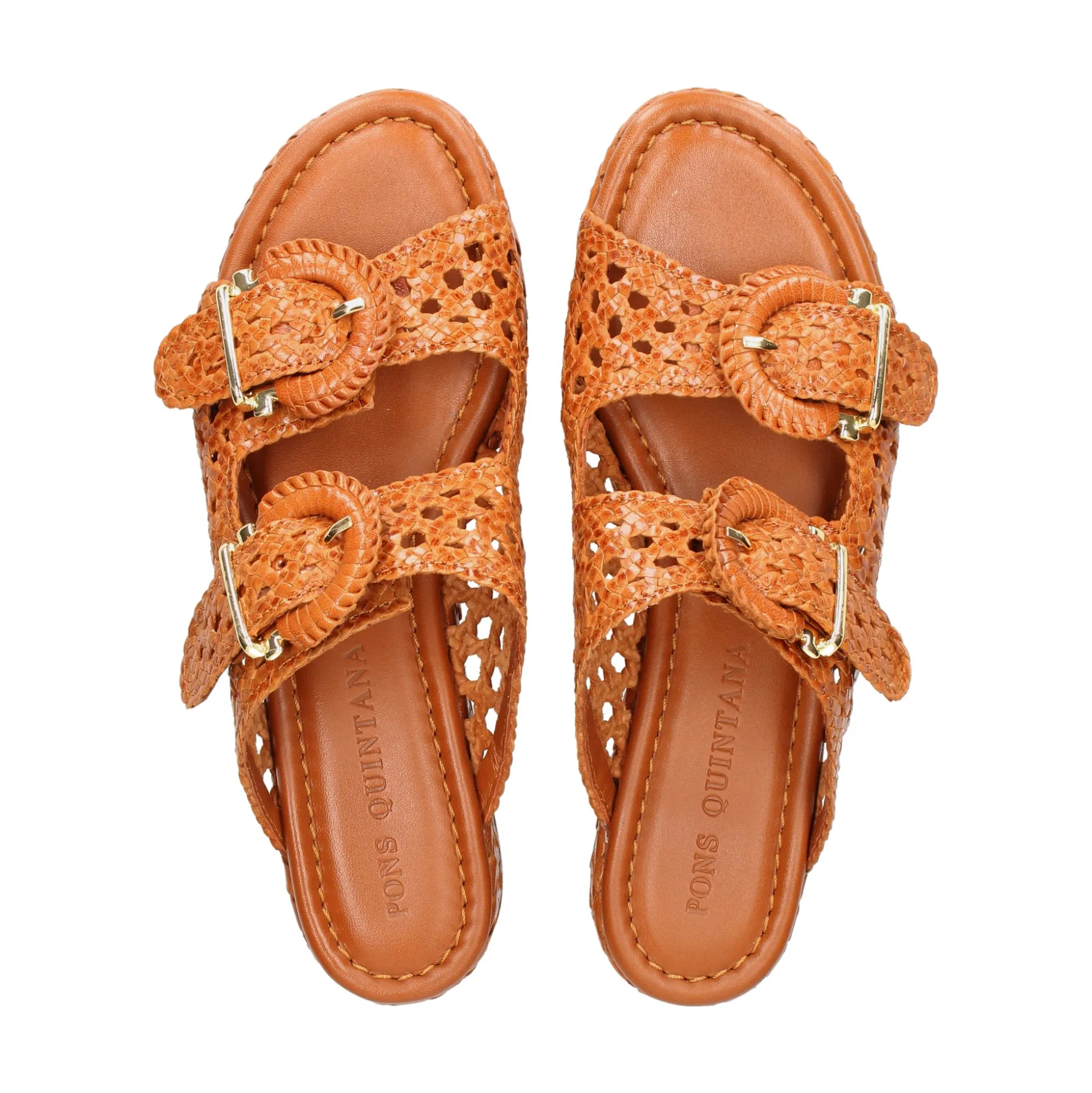 PONS QUINTANA Sandalias con plataforma de Mujer 12036.000 77 TOFFE