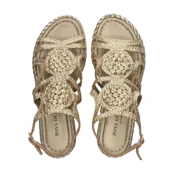 PONS QUINTANA Sandalias con plataforma de Mujer 10264.T00 PLATINO