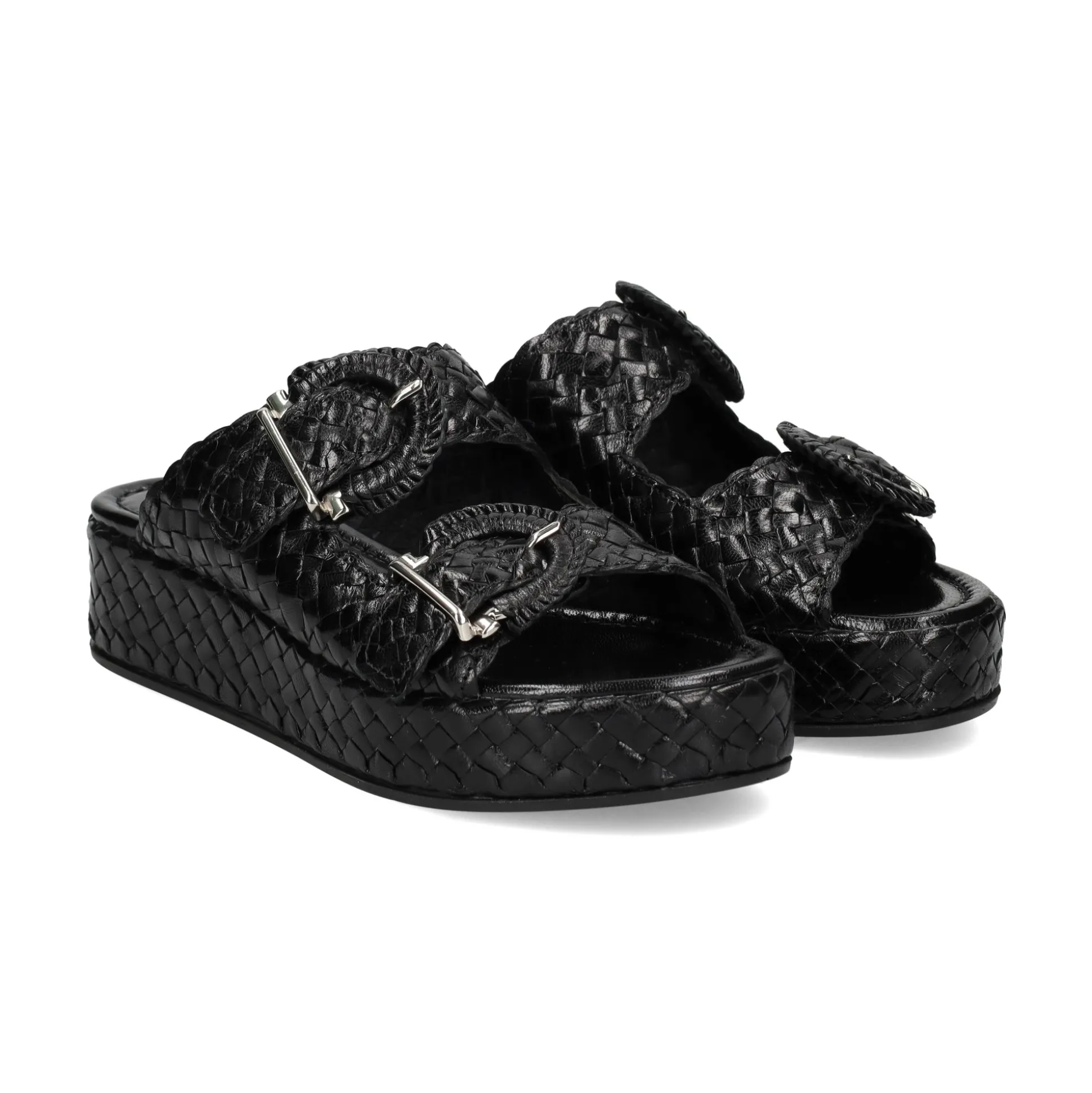PONS QUINTANA Sandalias con plataforma de Mujer 9808.000 NEGRO