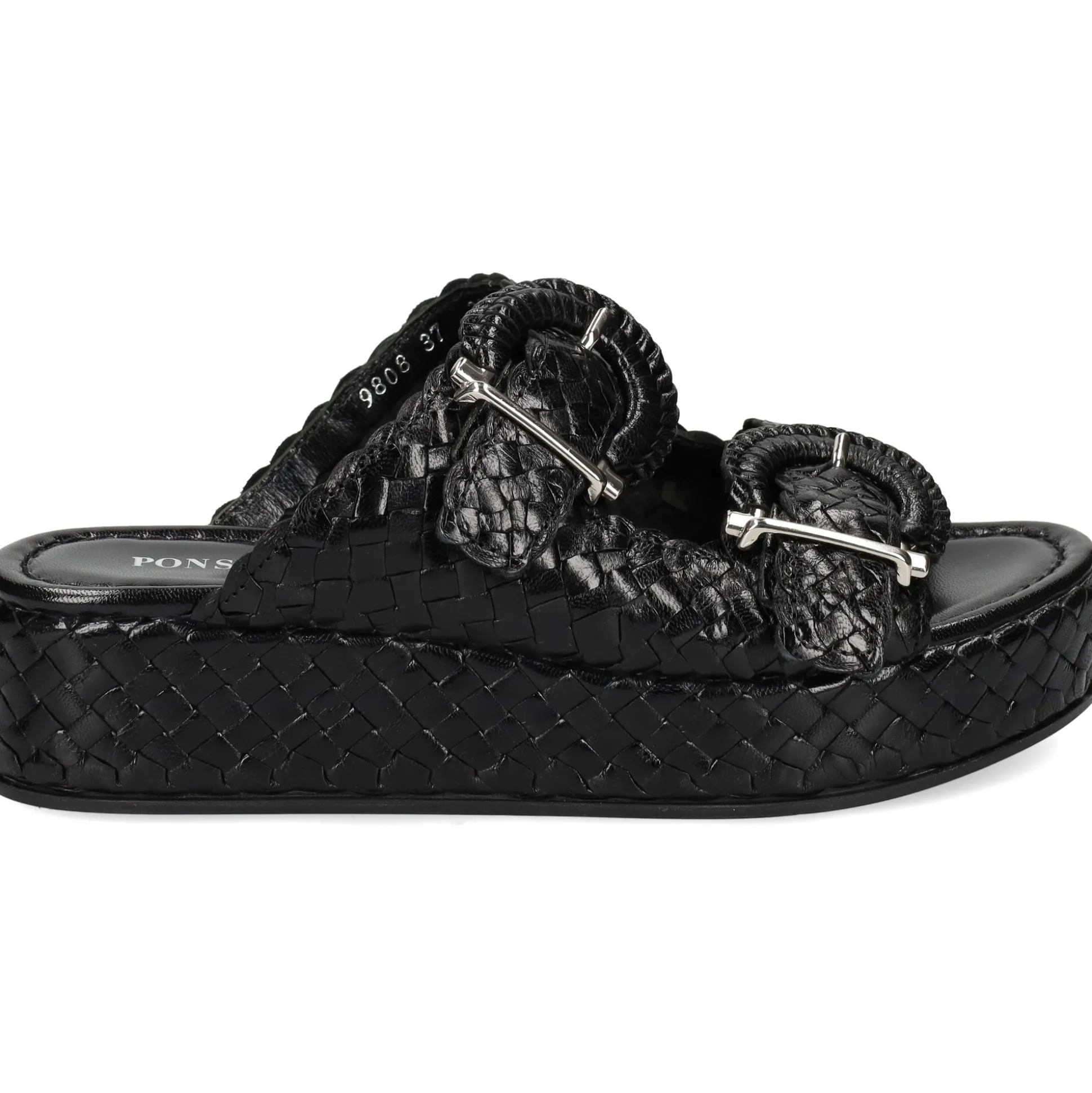 PONS QUINTANA Sandalias con plataforma de Mujer 9808.000 NEGRO