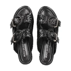 PONS QUINTANA Sandalias con plataforma de Mujer 9808.000 NEGRO