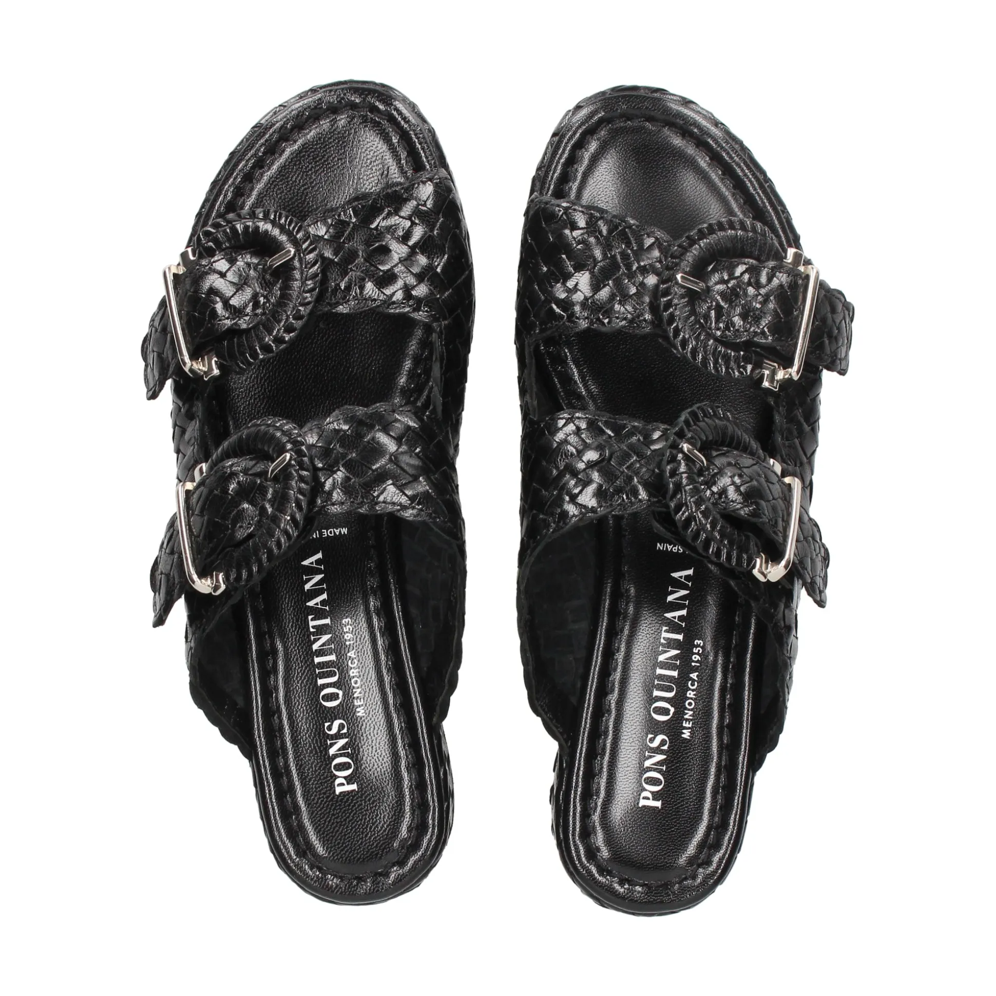PONS QUINTANA Sandalias con plataforma de Mujer 9808.000 NEGRO
