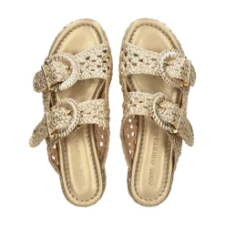 PONS QUINTANA Sandalias con plataforma de Mujer 12036.000 66 PLATINO