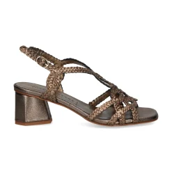 PONS QUINTANA Sandalias con tacón de Mujer 10440.000 64 COBRE