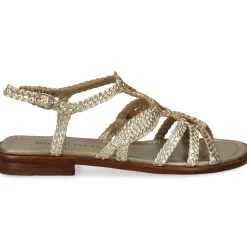 PONS QUINTANA Sandalias planas de Mujer 9760.000 66 PLATINO