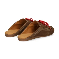 POSA Chinelas de mujer PW48 DARK BROWN 201