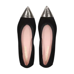 PRETTY BALLERINAS Bailarinas de Mujer 49166_AS.24 NEGRO/SILVER