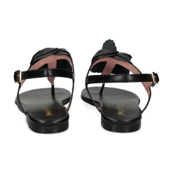 PRETTY BALLERINAS Sandalias planas de Mujer 51.023 NEGRO