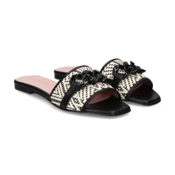 PRETTY BALLERINAS Sandalias planas de Mujer 50418 A.0 NEGRO