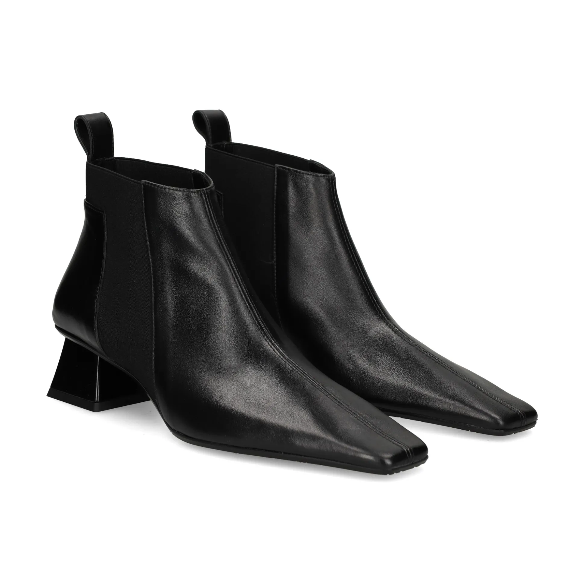 RAS Botines con tacón de Mujer 8284 NEGRO