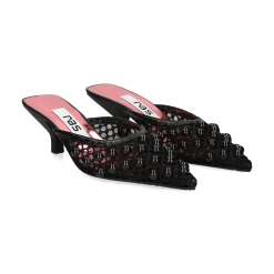 RAS Sandalias con tacón de Mujer 8470 NEGRO