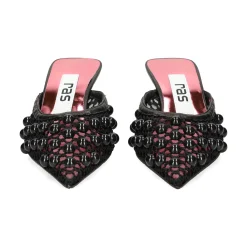 RAS Sandalias con tacón de Mujer 8470 NEGRO