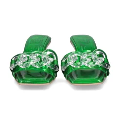 RAS Sandalias con tacón de Mujer 7128 GLOOM GREEN