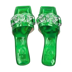 RAS Sandalias con tacón de Mujer 7128 GLOOM GREEN