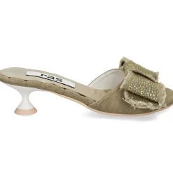 RAS Sandalias con tacón de Mujer 8449 KAKI