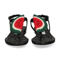 RAS Sandalias planas de Mujer 8433 NEGRO