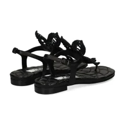 RAS Sandalias planas de Mujer 8431 NEGRO