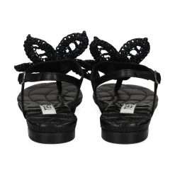 RAS Sandalias planas de Mujer 8431 NEGRO