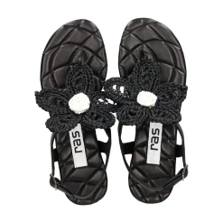 RAS Sandalias planas de Mujer 8431 NEGRO